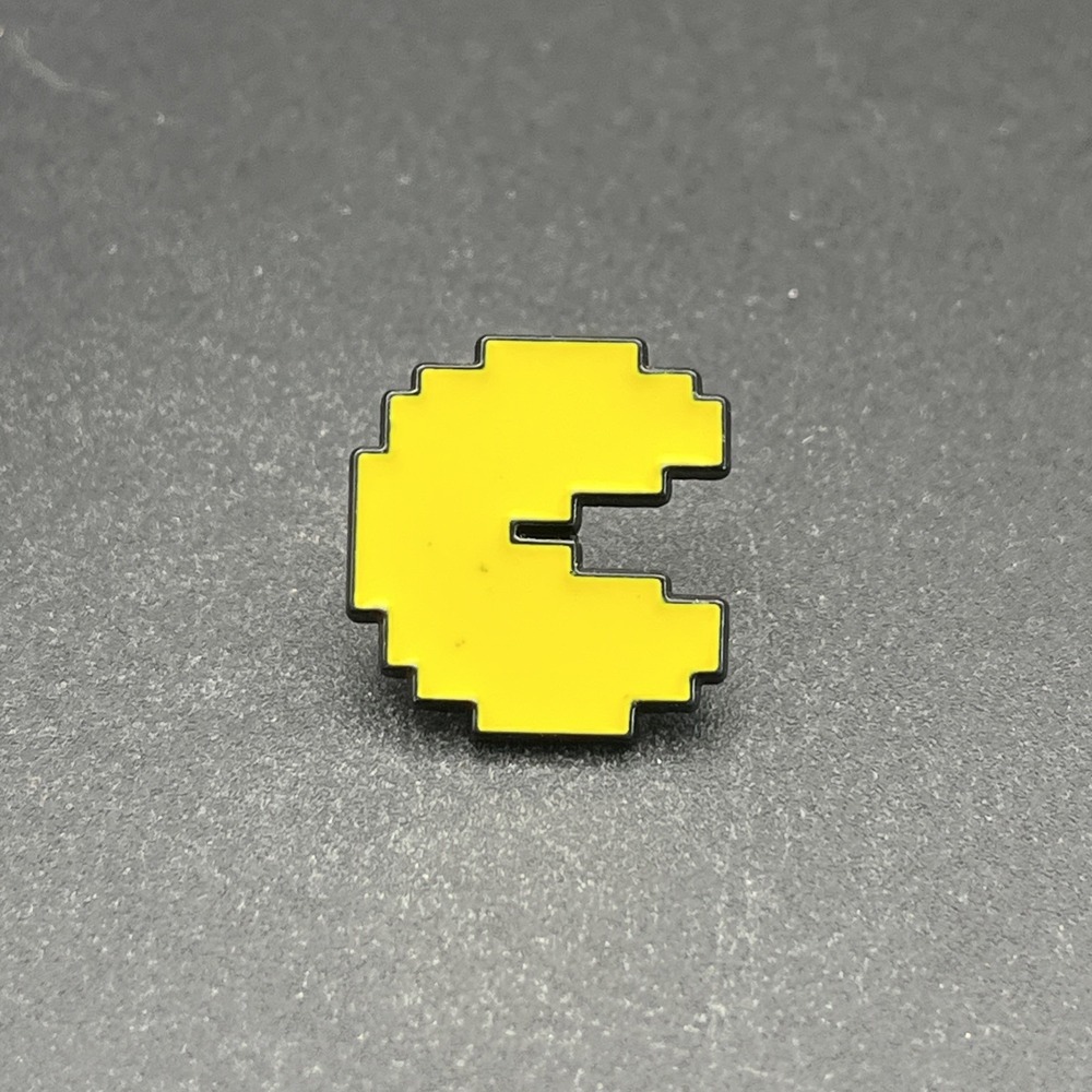 Pac Man Head Arcade Game Lapel Hat Pin